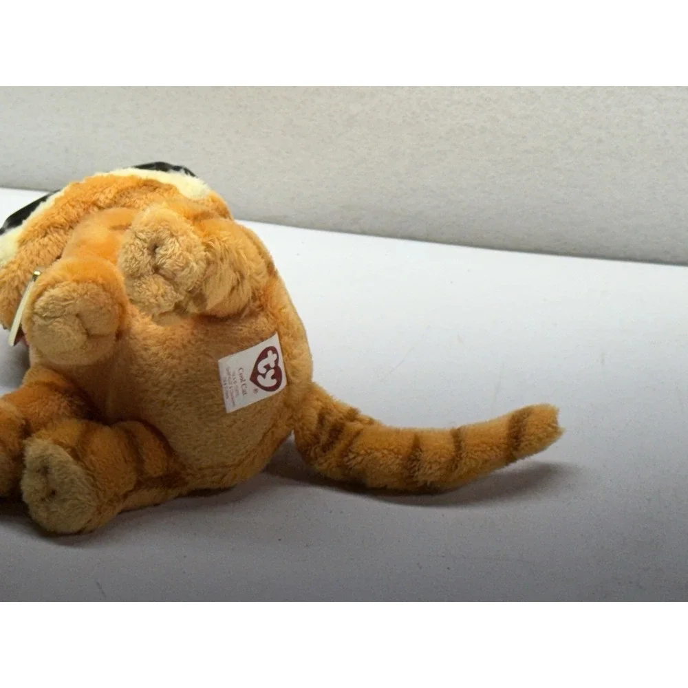 TY Beanie Baby Cool Cat‎ Garfield  Sunglasses Stuffed Animal Plush 2004 No Tag